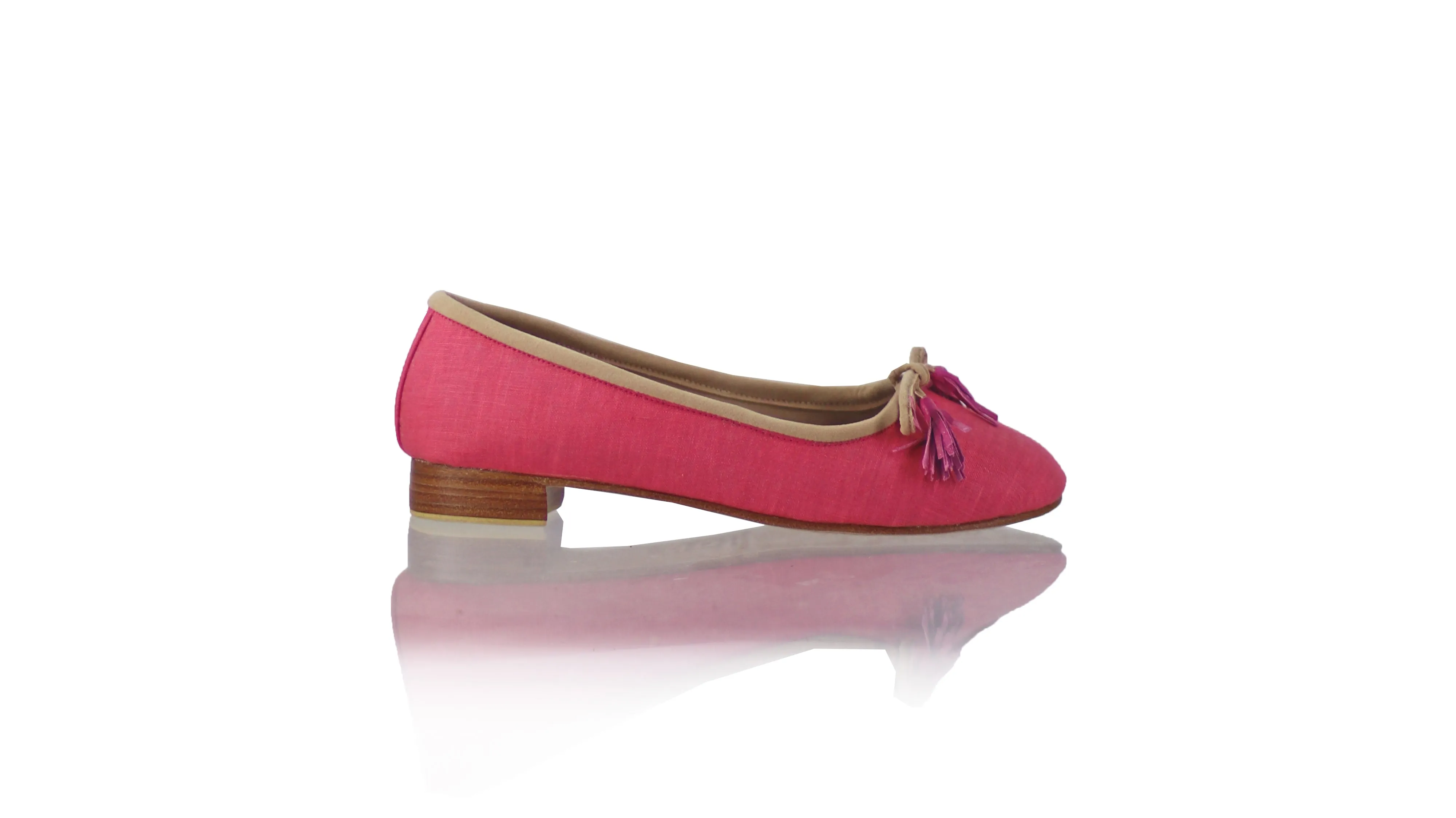 Sasha 20mm Ballet - Fuschia Linen