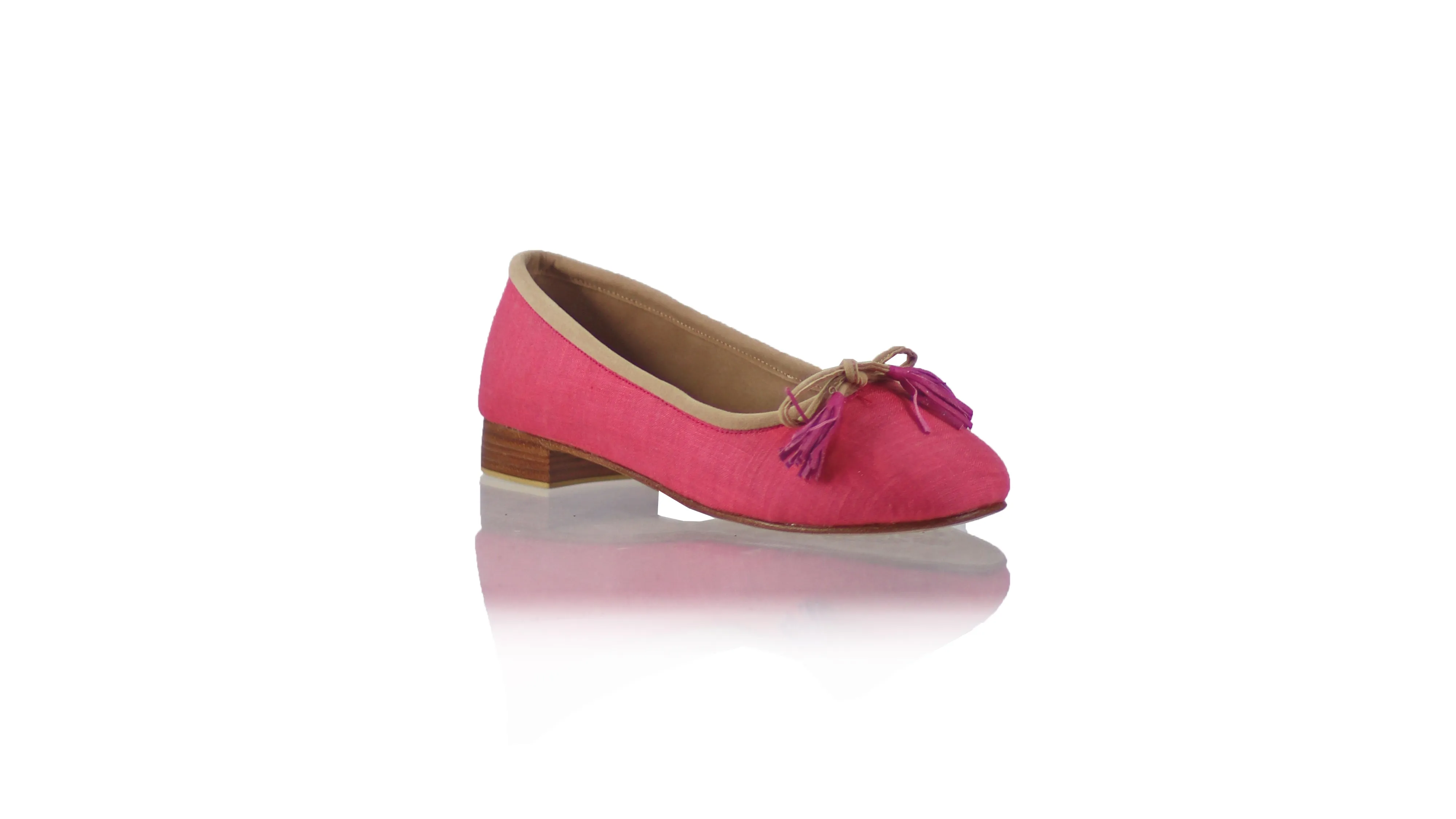 Sasha 20mm Ballet - Fuschia Linen