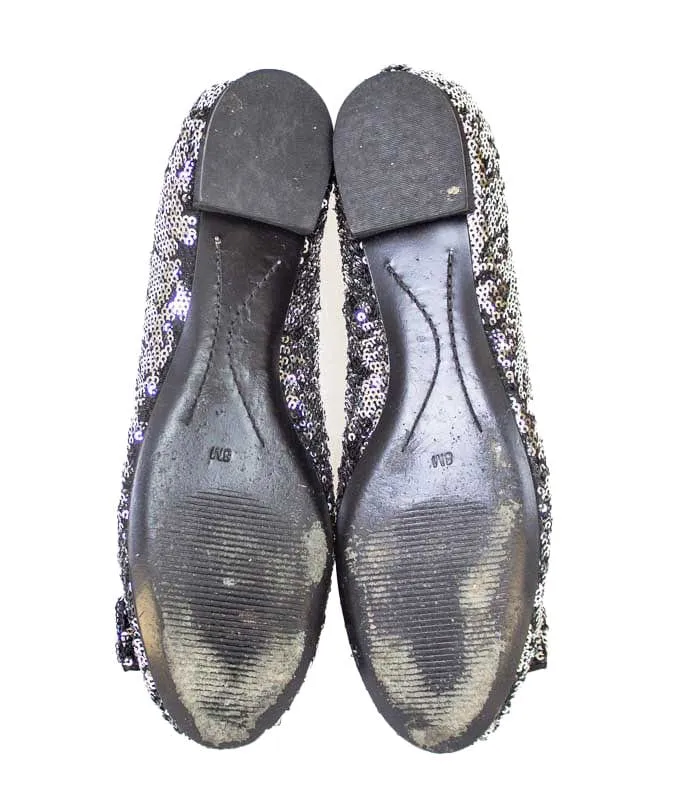 Sequins Ballet Flats