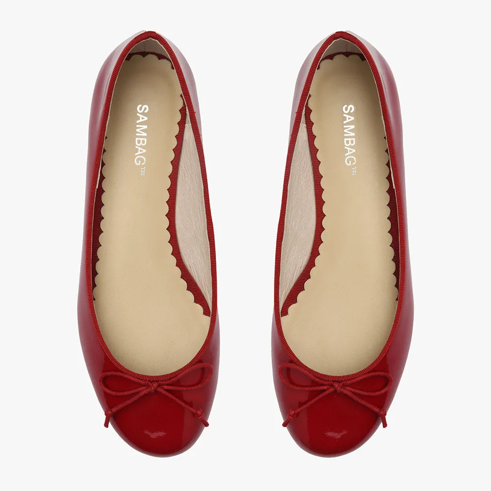 Tina Ruby patent leather Ballet